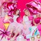 128 Pcs Pink Confetti Balloons, Huge Hot Pink Rose Gold Aluminum Foil Balloons for Girl Birthday, Baby Shower, Princess Doll Theme Party Decorations Supplies